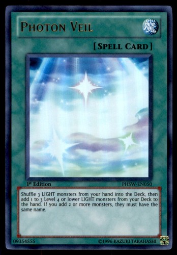 Yu-Gi-Oh Photon Shockwave 1st Edition Galaxy-Eyes Photon Dragon PHSW-EN011 Ghost Rare PSA 7 | DA