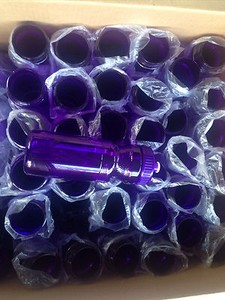 100 Bulk Pack 24 Ounce Purple Water Bottles USA Made NEW