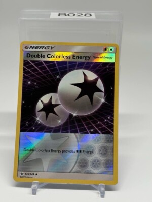 Double Colorless Energy 136/149 Uncommon NM Pokemon Card Sun & Moon Base NM 2017