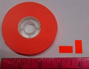 * ROLL of 1,000 - Fluorescent ORANGE - PRICE GUN or PRICING LABELS - USA Made **