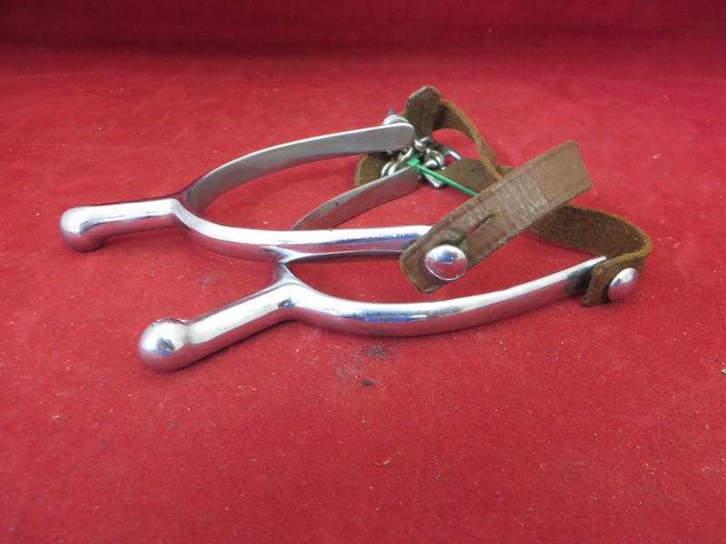 Pair of US cavalry spurs, WW 1.