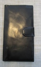 Unbranded Black Leather Passport Wallet