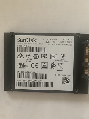 SanDisk Plus SDSSDA240GG26 240GB Solid State Drive