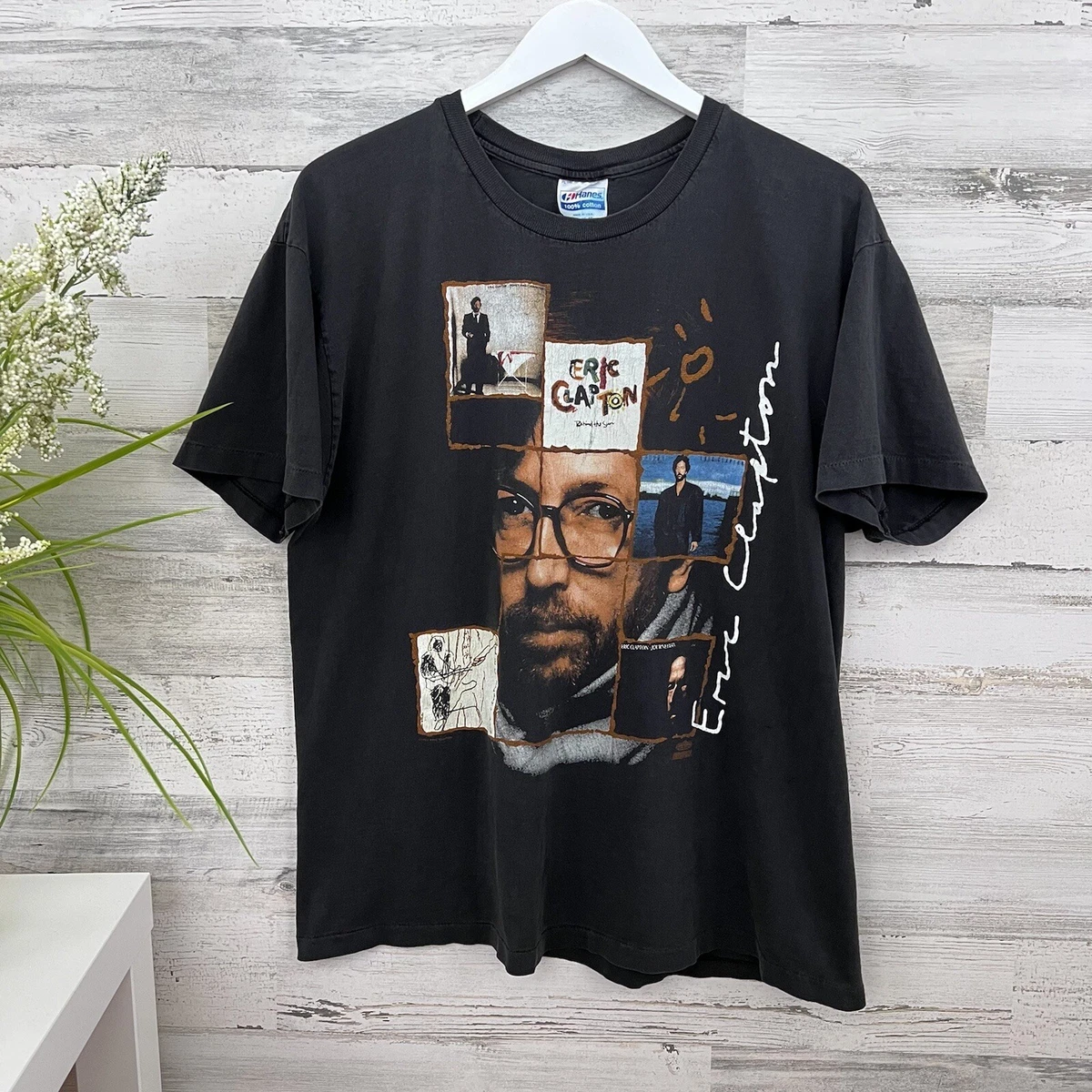 Vintage Eric Clapton Shirt 1992 Behind the Sun World Tour L/XL