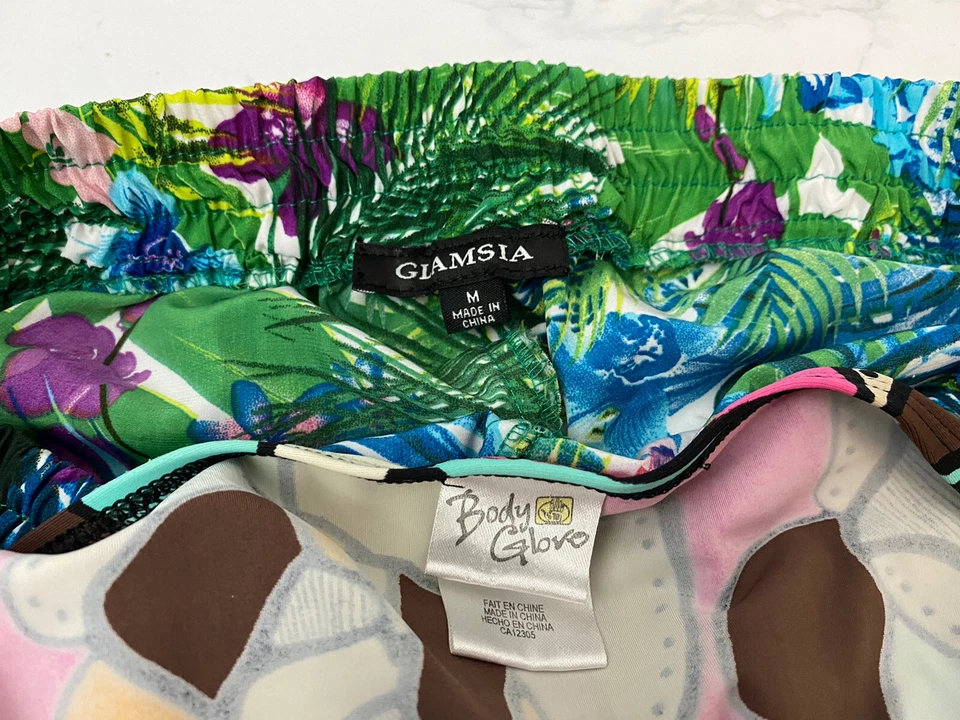 Body Guante Mujeres Bikini Traje de Baño Parte Inferior L y Glamsia Cubierta Pantalones Cortos M Lote de 2 F Foto 3 de 3