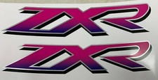 KAWASAKI ZXR750 ZXR750L PETROL TANK DECALS X 2