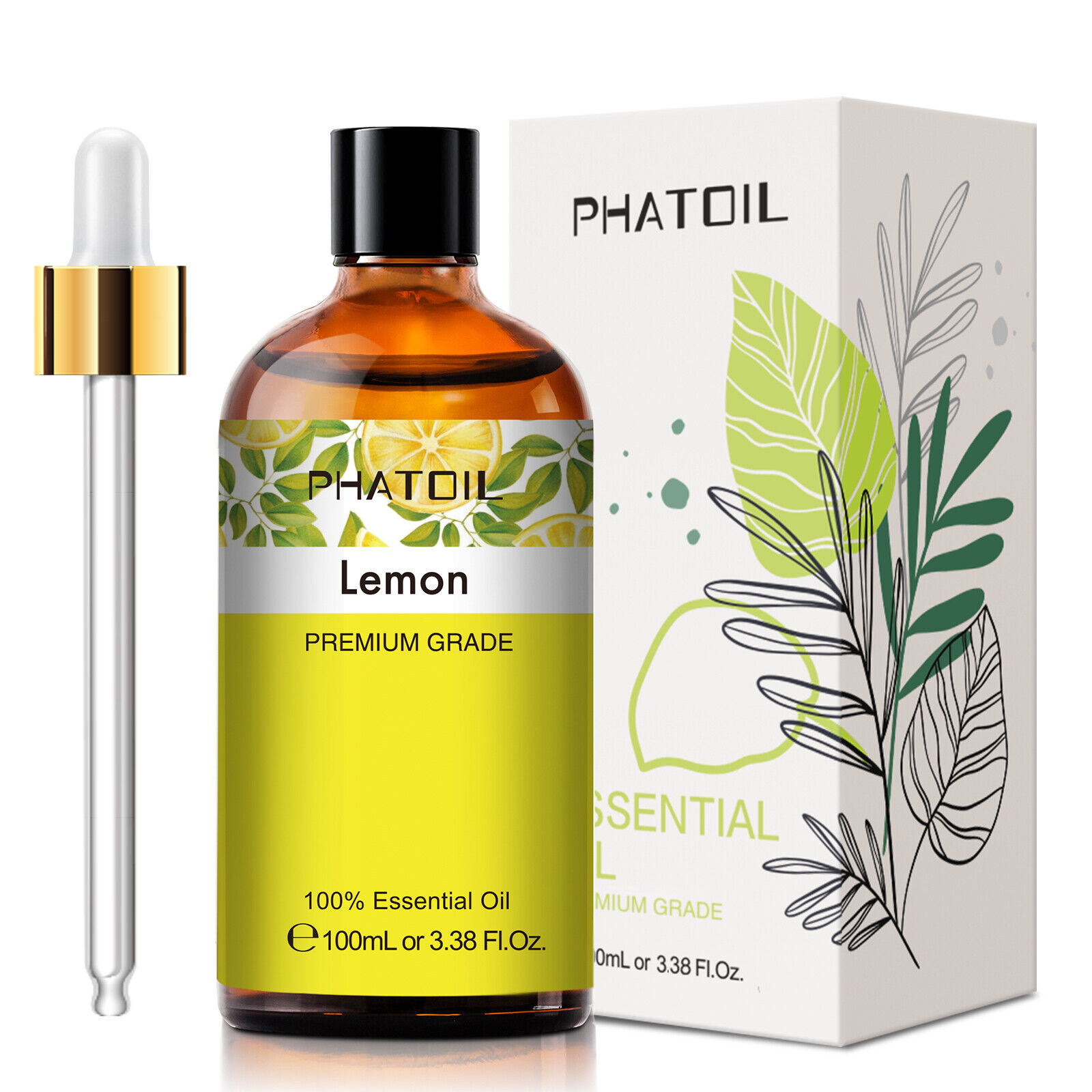 Aceite esencial de limón- 100ML 100% puro y natural -Aromaterapia Aceite difusor