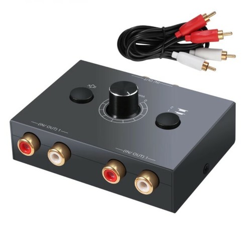 RCA Audio Switch 2 Way Splitter | eBay