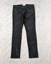 Current Elliott Jeans Womens 30 Black Vintage Shadow Skinny Corduroy Full Length