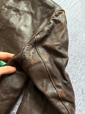 Antique 1940s French Cyclist Hartmann Leather Jacket WW2 Era Antique 1940s French Cyclist Hartmann Leather Jacket WW2 Era