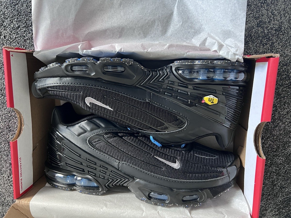 Size 10 UK Mens Nike Air Max Plus TN Tuned 3 Black Blue Brand New In Box |  eBay UK