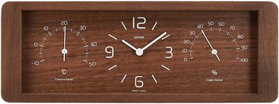 Lemnos LC11-06 YOKAN スタンダードクロック Lemnos Yokan Brown LC11-06 BW LC11-06 BW Table Clock From Japan