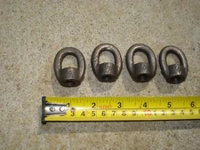 Lot of 4 NEW 1/2" Lifting Eye Nuts Steel Eye Nuts has 1/2” course threaded hole