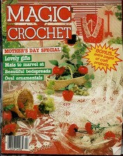 Crochet Pattern Book Magic Crochet April 1986 No. 41 Mothers Day Special