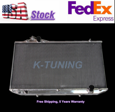 Brand New 2 ROW Aluminum Radiator For Toyota Aristo Jzs161 2jz-gte 1998-2005