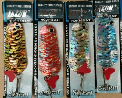 4 X JAXON HOLO SELECT 40g Fishing Lure long cast Spinners DEEP DIVER JOBLOT fish