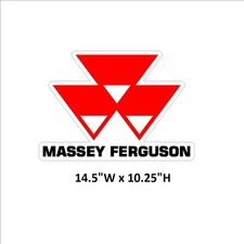 Massey Ferguson X-Large sticker decal Tractor IMCA NHRA USRA
