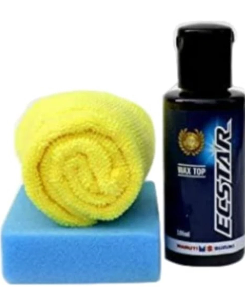 Ecstar Wax Kit (100 Ml) Maruti Suzuki Genuine Paint Protection Polish(3  item)FS