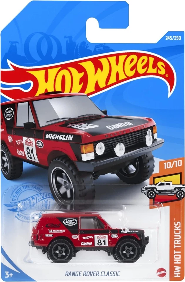 Hot Wheels Basic Car Range Rover Classic HCM65 Red New - Image 4 of 4