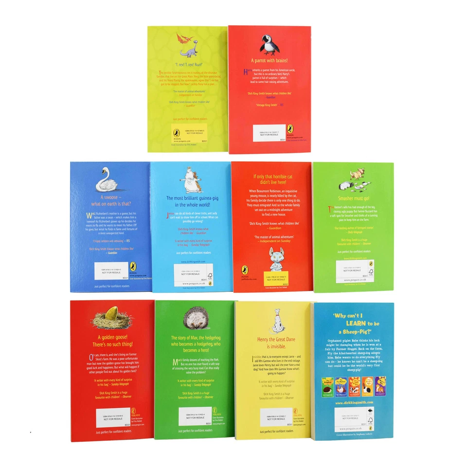 Dick King Smith The Master of Animal Adventures 10 Books – Ages 7-9 - Paperback - Image 3 of 4