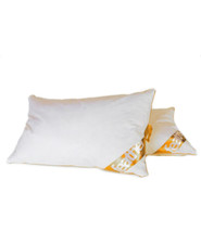 Image of Luxury Goose & Down Feather Pillow Extra Filling Hotel Quality Cotton Cover
