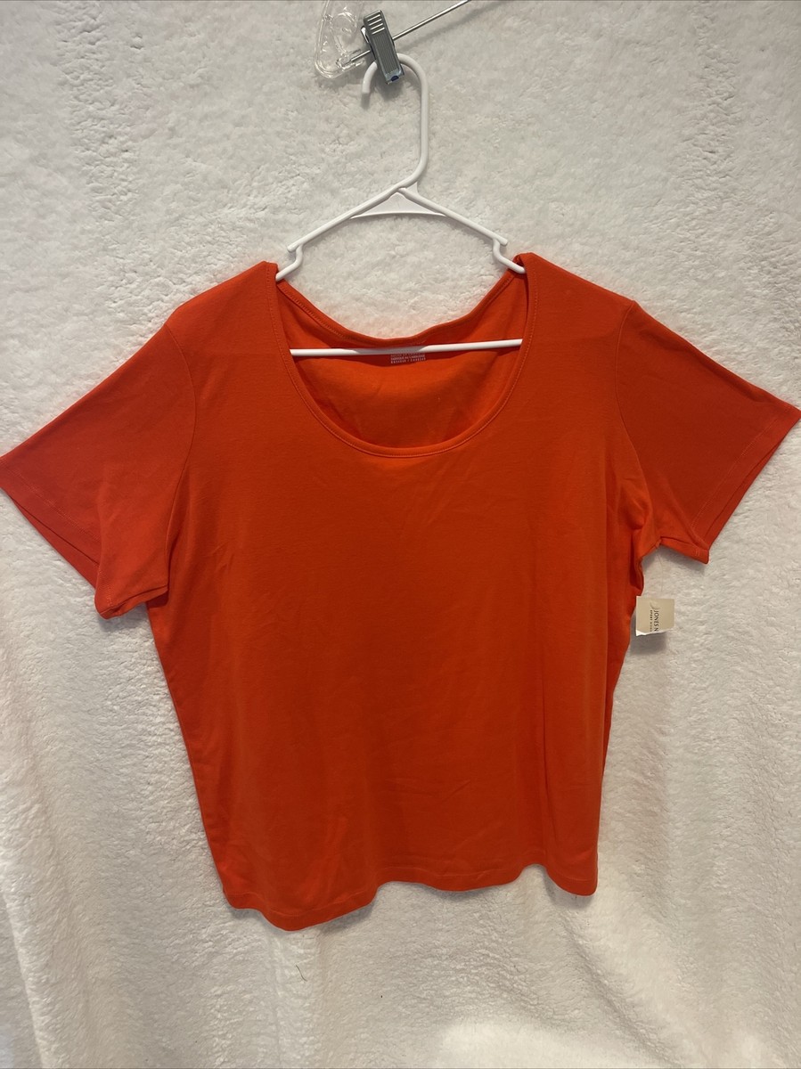 NWT Jones New York Sport Woman Short Sleeve Tangerine T NWT Jones New York Sport Woman Short Sleeve Tangerine T