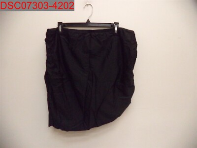 AsosDesign Plus Women Black CurveRecycled Skirted Bikini Bottom 18/UK22 11304262
