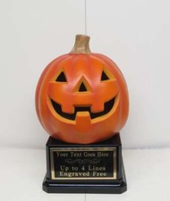Halloween Trophy Pumpkin Carving Contest or Best Costume Jack O Lantern