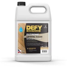 Defy Extreme Teinture et Scellant Bois Extérieur 1 Gallon Imperméable Finition Transparente
