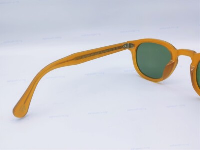 MOSCOT LEMTOSH GOLDENROD SCOTCH Green Lenses Sun Glasses 46-24-145