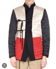 Dries Van Noten Mens Fall 2015 Runway Military Jacket Reversible Reversible Wool