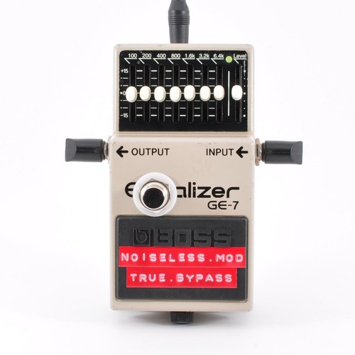 Boss GE-7 Modified True Bypass & Noiseless Equalizer MIT 2002 Used Fm JP#NQ47944 - Picture 6 of 18