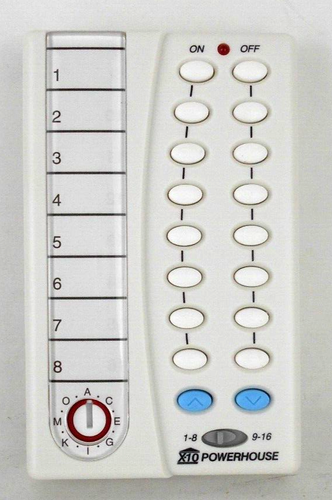 Control 16 X-10 Lights & Appliances with a X10 Palm Pad Remote Control ...