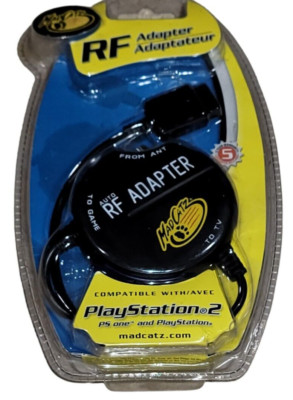 New MadCatz Auto RF Switch Adapter For Sony PlayStation 1 or 2 PS1 PS2
