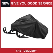 Universal Black Trailable Snowmobile Protector Cover Fits Up to 138" Pack of 1