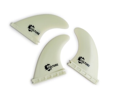 Culture Composite Surfboard Fins - TFX-6 LARGE Tri Fin Set 