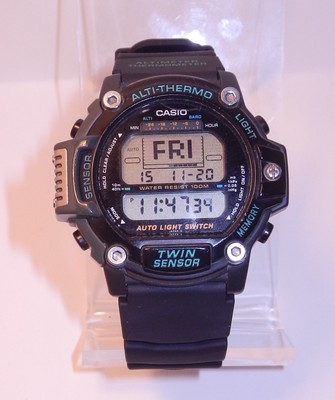 CASIO PRT-30 mod. 1405 PROTREK VINTAGE LCD WATCH ALTI-THERMO - MADE IN  JAPAN | eBay
