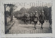 Orig. Foto Polizei Schule Münster 1931 Übungs Marsch Stahlhelm  A011-186