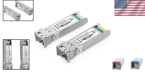 10G SFP+ Bidi Transceivers Pair for Seamless 20KM Long-Distance Connections - Photo 2/10