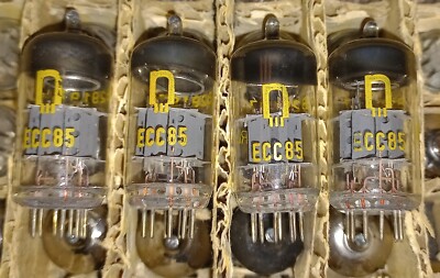 4 x RFT ECC85 6AQ8 Tubes