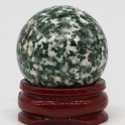 30MM Wholesale Natural Gemstone Sphere Crystal Reiki Healing Globe Ball / Stand - Picture 16 of 84
