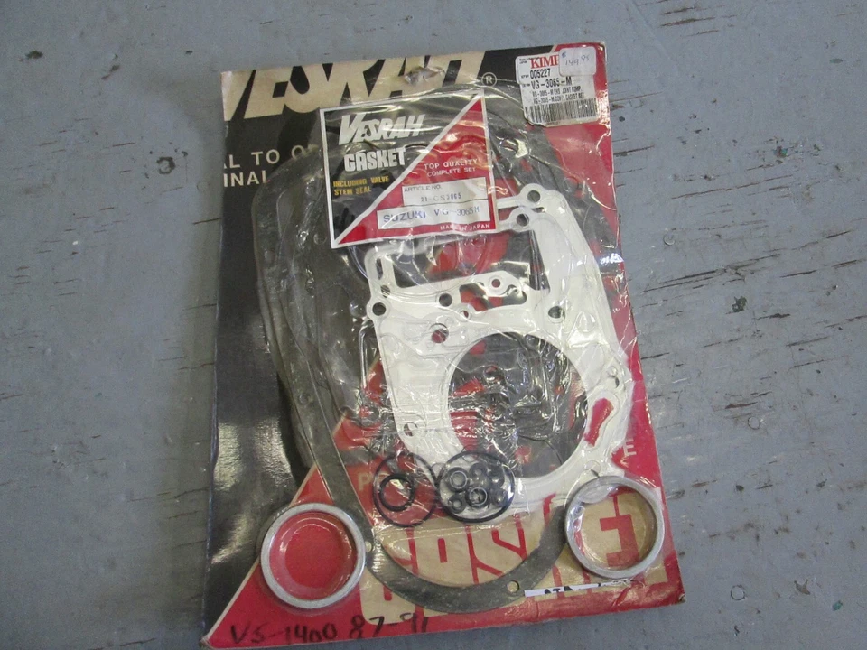 N.O.S. 1987-1991 Suzuki VS1400 Vesrah Nº: VG-3065M Kit de junta de revisión, Foto 2 de 4