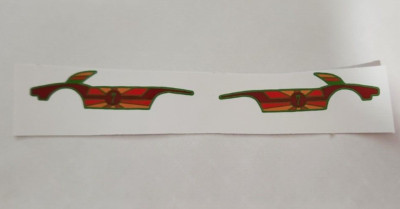 Hot Wheels Flying Colors Heavy Chevy Redline DIE CUT Stickers
