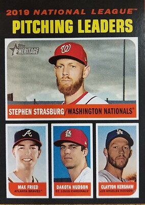 2019 National League Pitching Leaders, Topps #70 - Stock# 4183