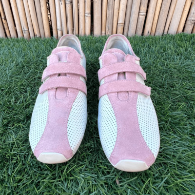 Paul Green Munchen Women's Pink & White Sneakers Walking Comfort Shoes Size 6
