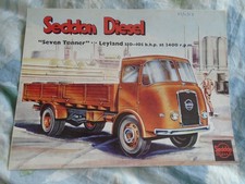 Seddon Diesel Seven Tonner Truck brochure undated UK market v3
