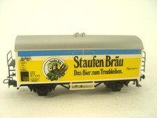 Staufen Bräu   Bier  Kühlwagen   - Märklin  HO Wagen  - #129   #E - gebr.