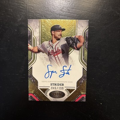 2025 Topps Tier One - Prime Performers Autographs Spencer Strider #PPA-SS /199