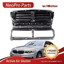 Front Shutter Radiator Support Air Duct w/ Motor For BMW 528i 535i 51747200787