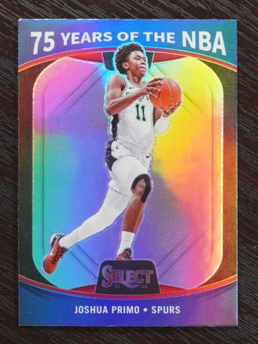 Joshua Primo #75 2021 Panini Select 75 Years of the NBA card